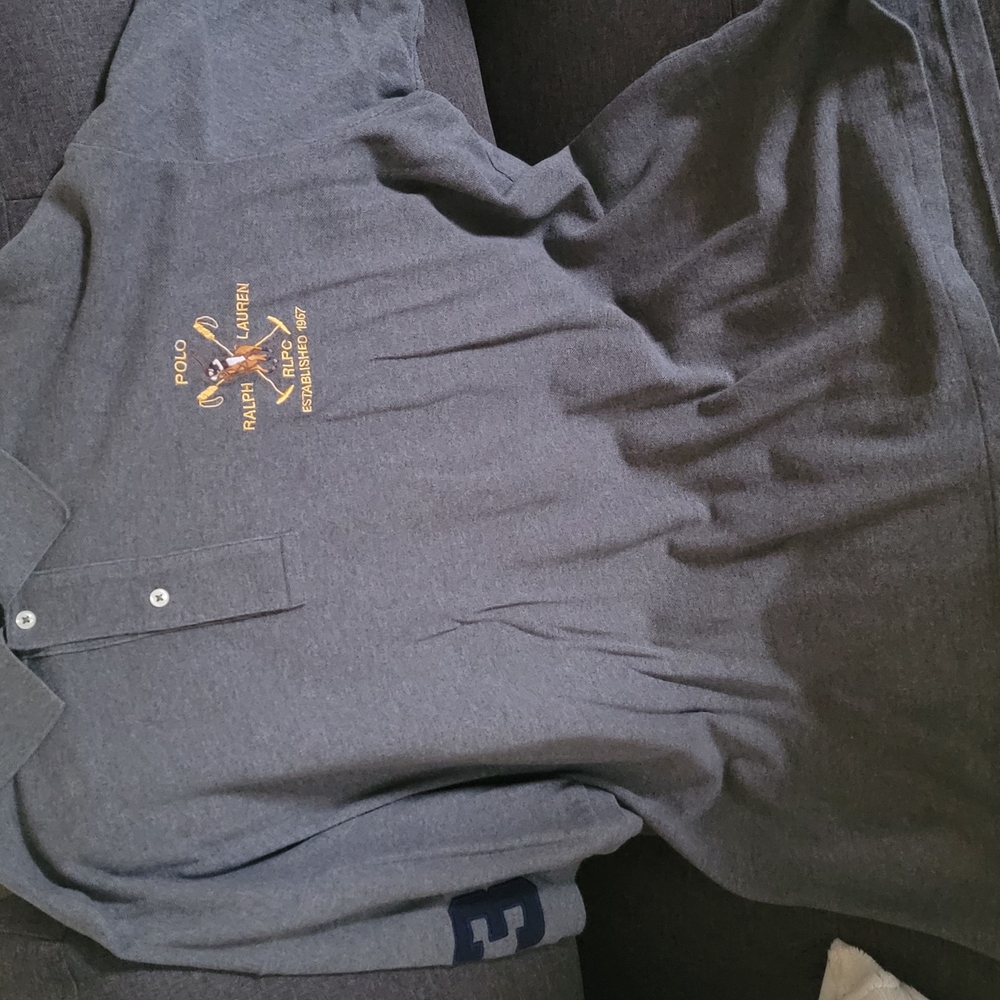 Polo by Ralph Lauren Gray Men's Shirt